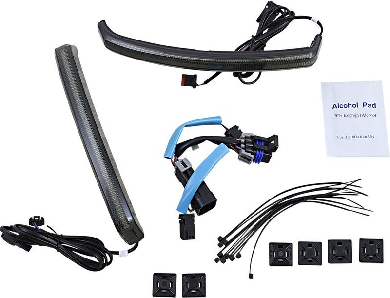 Lampor sidoväska Custom Dynamics Bagz Smklens LED Indian 20-upp