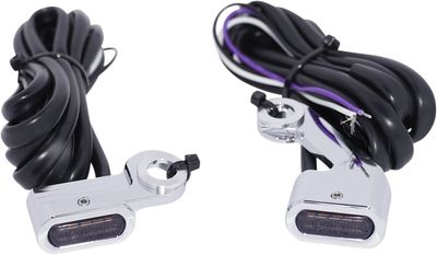 Positionsljus styre Drag Specialties LED rökfärgad Touring 09-16, Softail 15-17 L22-0232DCME