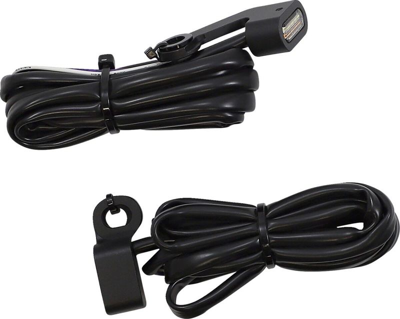 Positionsljus styre Drag Specialties LED vit Touring 09-16, Softail 15-17