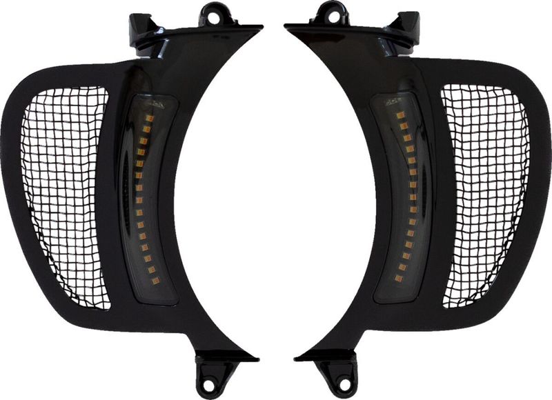 Insatser Custom Dynamics Glide LED svart FLTR Road Glides 15-23