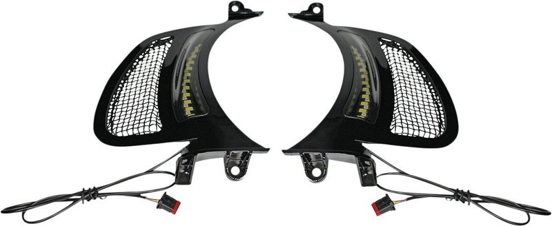 Insatser Custom Dynamics Glide LED svart FLTR Road Glides 15-23