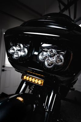 Insatser Custom Dynamics Glide LED svart FLTR Road Glides 15-23
