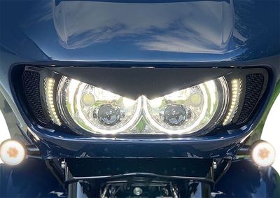 Insatser Custom Dynamics Glide LED svart FLTR Road Glides 15-23