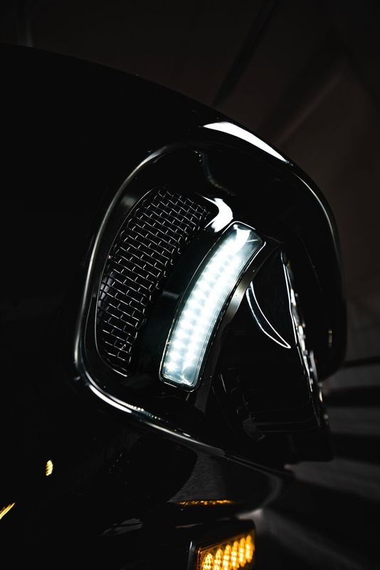 Insatser Custom Dynamics Glide LED svart FLTR Road Glides 15-23