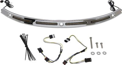 List vindruta Custom Dynamics Genesis 4 Dynamic Batwing LED krom