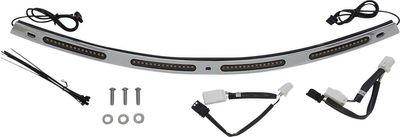 List vindruta Custom Dynamics Genesis 4 Dynamic Batwing LED Touring 96-13 krom