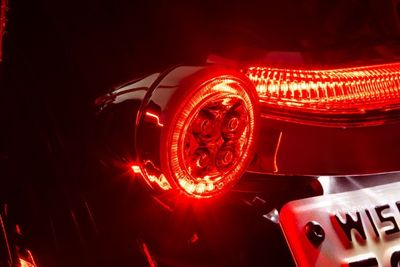 Insatser lampa bak Ciro Fang bak H-D 07-upp krom/rökfärgad