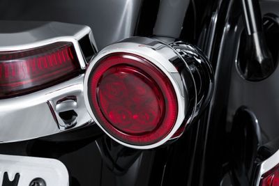 Insatser lampa bak Ciro Fang bak H-D 07-upp krom/röd