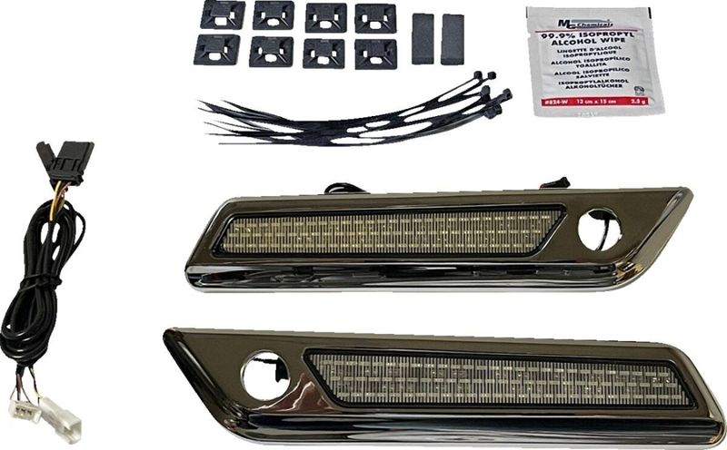 Lampa Custom Dynamics Latch Sbag Hnge LED Touring 14-upp rökfärgad/krom