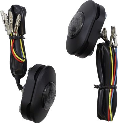Antenn lampor Kodlin Sleek Grommets svart Touring 06-upp