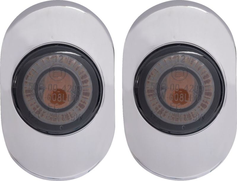 Antenn lampor Kodlin Sleek Grommets svart Touring 06-23