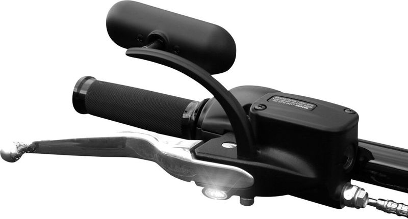 Blinkers fram Kodlin Elypse LED svart Softail, front 18-24