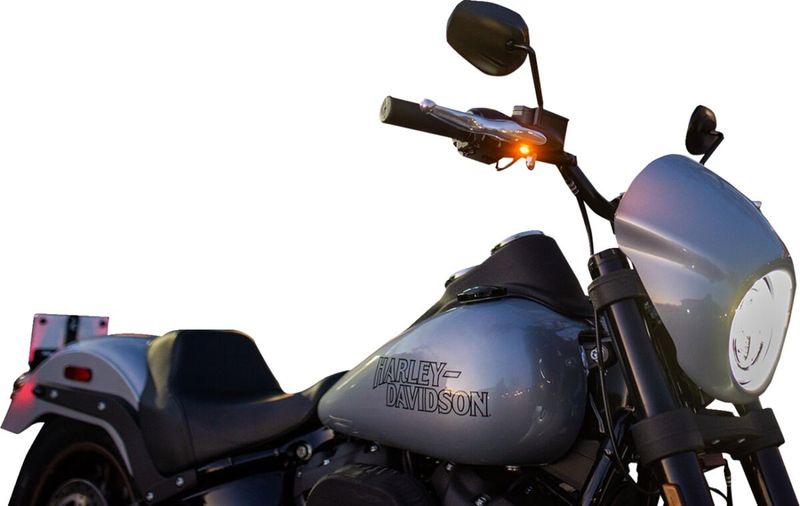 Blinkers fram Kodlin Elypse LED svart Softail, front 18-24