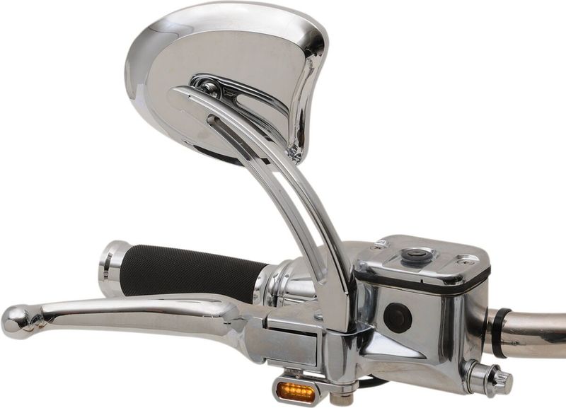 Positionsljus styre Drag Specialties Trnsig LED krom rökfärgad H-D 09-17