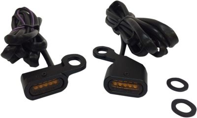 Positionsljus styre Drag Specialties LED svart H-D 96-17