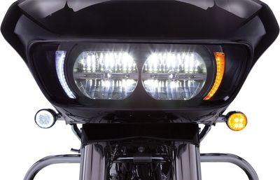 Ramar strålkastare Ciro Fang svart Touring 15-24
