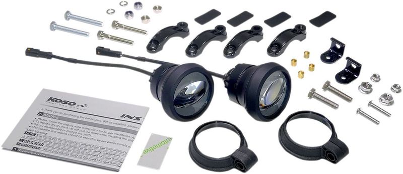 Dimljus Koso Aurora LED svart universal