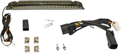 LED-ramp pakethållare Custom Dynamics Tour-Pak rökfärgad