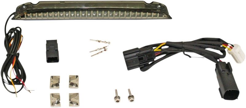 LED-ramp pakethållare Custom Dynamics Tour-Pak rökfärgad