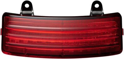 Skärmspets bak Custom Dynamics Tri-Bar LED FLHX Street Glide, FLHRS Street röd