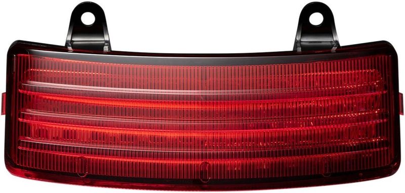 Skärmspets bak Custom Dynamics Tri-Bar LED FLHX Street Glide, FLHRS Street röd