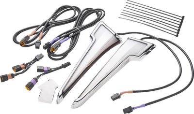 Lampor kåpa Ciro Quill LED Touring 23-upp krom