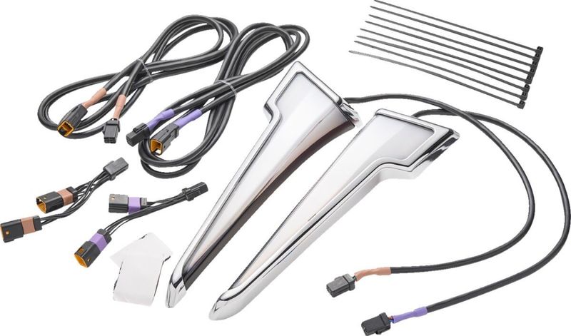 Lampor kåpa Ciro Quill LED Touring 23-upp krom
