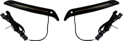 List vindruta Custom Dynamics Rider LED förare blank vit Softail 22-upp