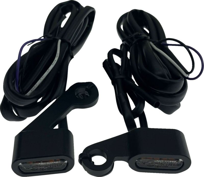 Positionsljus styre Drag Specialties LED svart rökfärgad Sportster 04-13 L22-0236DMBME