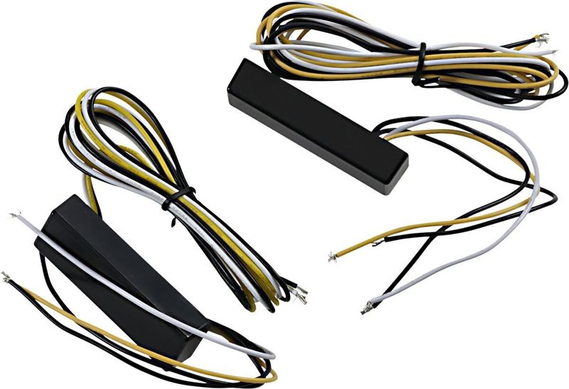 Blinkers Custom Dynamics Amber vit LED