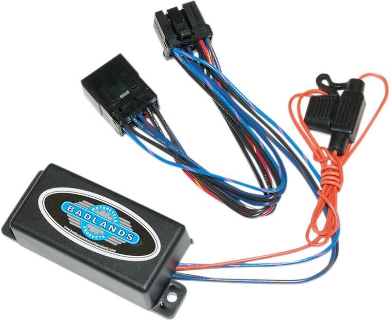 Lastutjämnare blinkers Badlands CAN-bus III Softail FXST, FLSTC, FLSTF/B,
