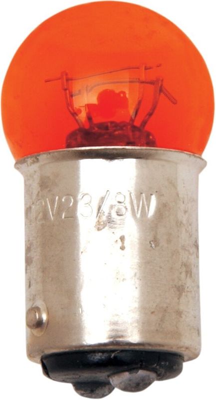Glödlampa 1157 Drag Specialties dubbla glödtrådar orange 23/8W 12V