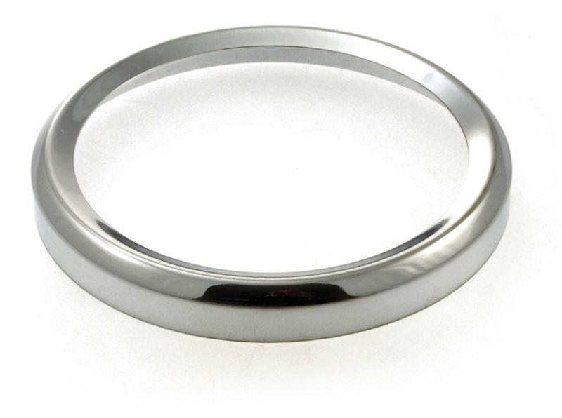 Kromring stora mätarna (76mm) i kåpa FLHT/X & Trike 00-upp, kromade