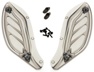 Vindavvisare Dragon Wing FLHT/X & Trike 96-upp, rökfärgad.Küryakyn