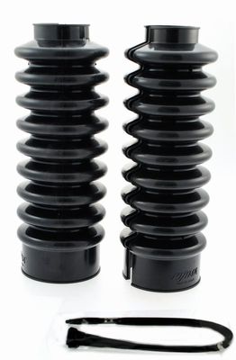Bälgar, Eazy-On, framgaffel 41mm, monteras utan sära gaffeln, svarta