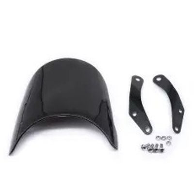 Windscreen universal black headlight mount