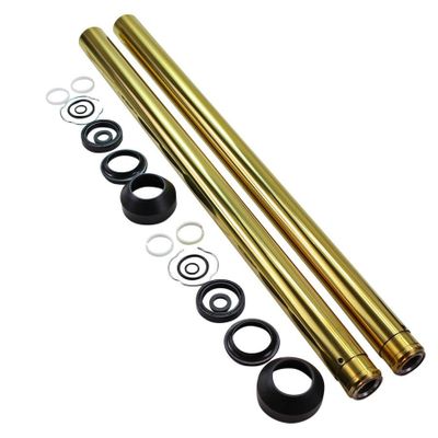 Gaffelrör Moto Iron guld 41 mm standardlängd 24.25"