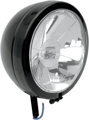 Extraljus Drag Specialties Diamond-Style 4-1/2" klar/svart