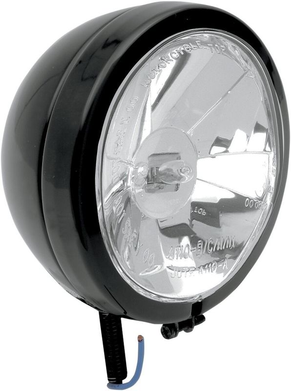 Extraljus Drag Specialties Diamond-Style 4-1/2" klar/svart