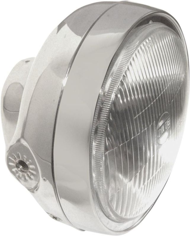 Strålkastare sidomontering Emgo 6-1/4" krom