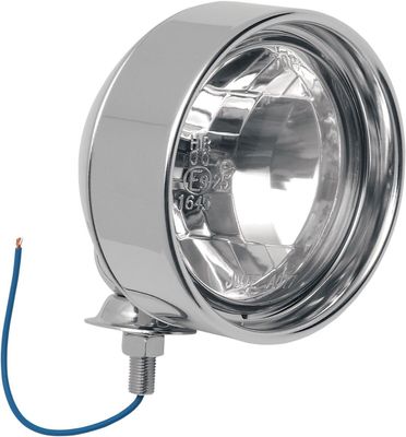 Extraljus Drag Specialties Stud-mount Deep-dish 4" klar krom