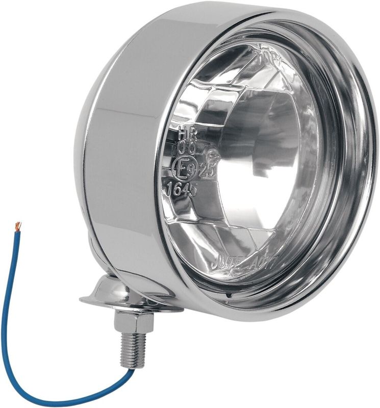 Extraljus Drag Specialties Stud-mount Deep-dish 4" klar krom