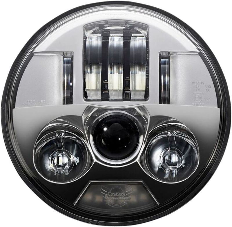 Strålkastare Custom Dynamics ProBEAM ECE 5.75 LED 2022-earlier Harley-Davidson XL krom
