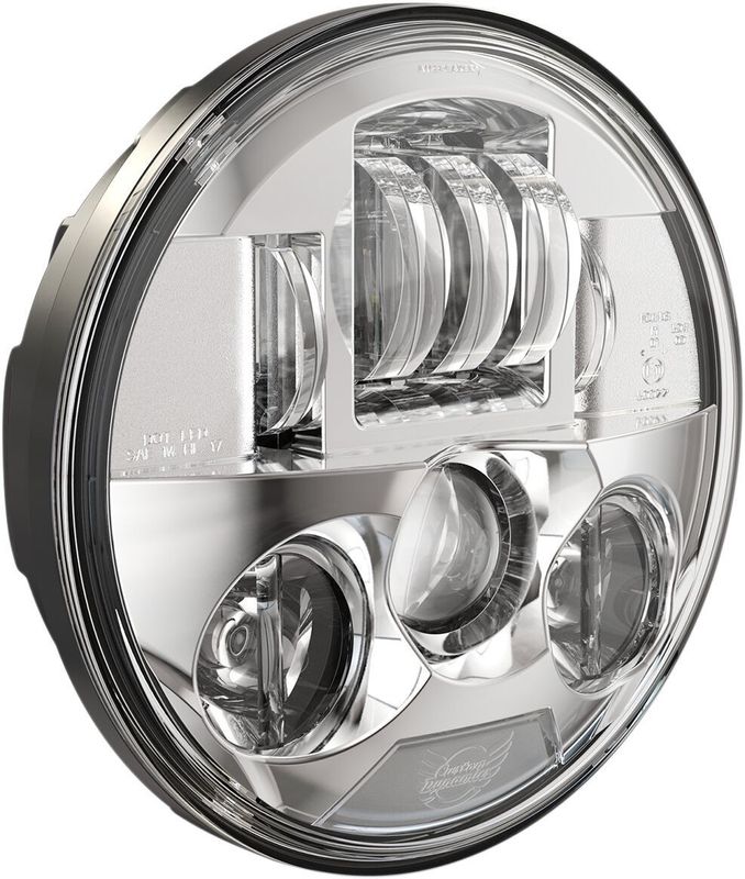 Strålkastare Custom Dynamics ProBEAM 7" LED Indian 14-upp krom