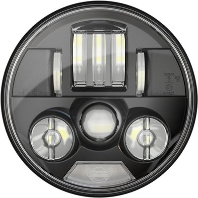 Strålkastare Custom Dynamics ProBEAM 7" LED Indian 14-upp svart