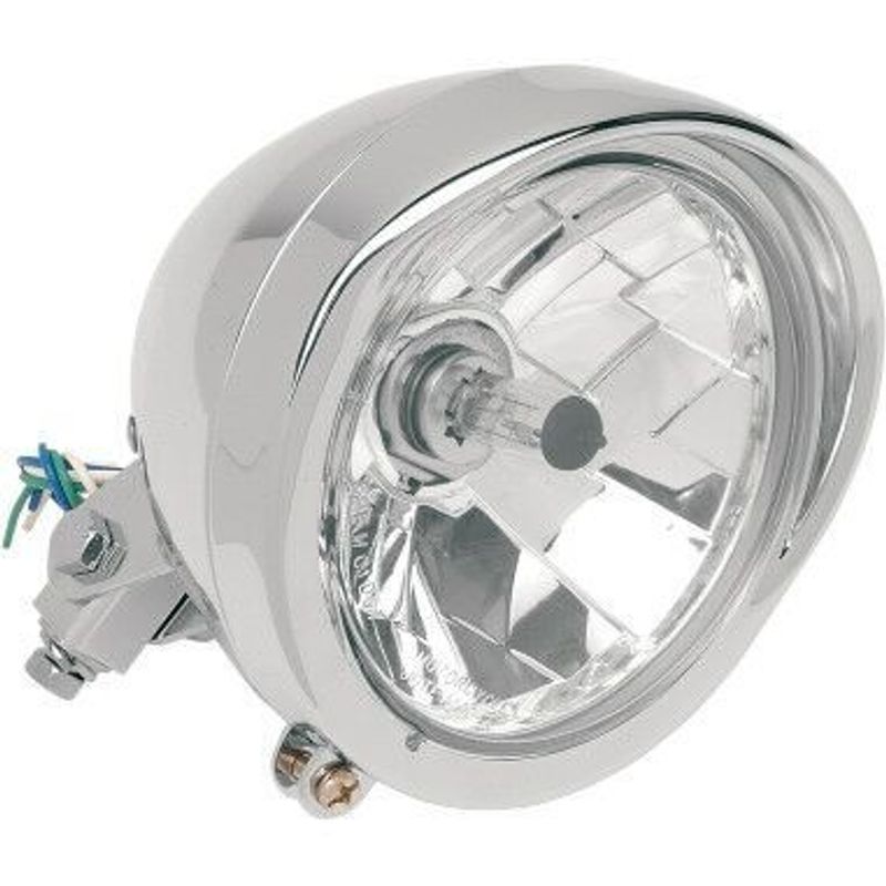 Strålkastare Drag Specialties Diamond-Style Bottom-Mount Assemblies 14,5cm 5-3/4" krom