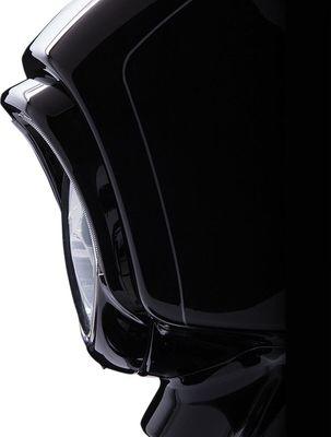 Ramar strålkastare Ciro Fang LED svart Touring 06-24, Trike 14-21