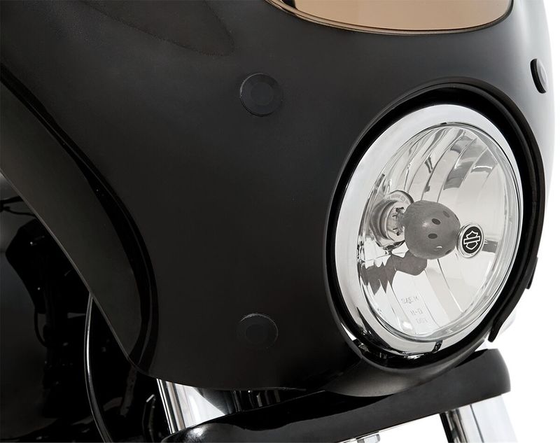 Förlängning fäste Memphis Shades svart Dyna 06-17, Softail 13-17