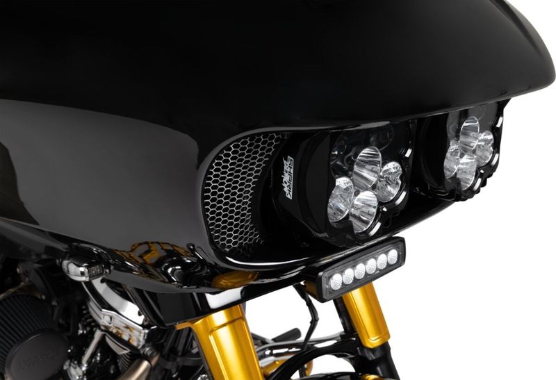 LED-ramp Custom Dynamics gul LED vit H-D 87-22