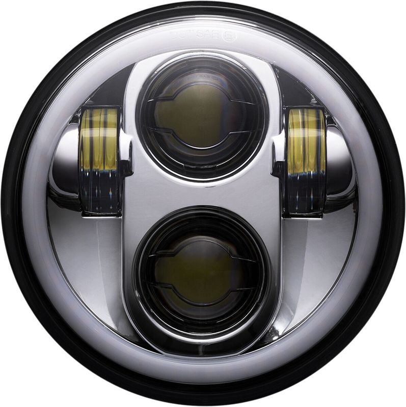 Strålkastare Custom Dynamics Halo 5-3/4" LED H-D 57-24 CD-575-H-C